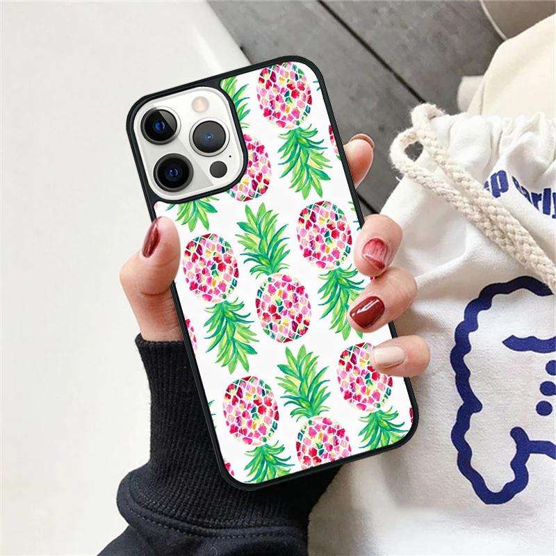 Tropical Pineapple Phone Case For iPhone 17 Air 15 16 Cover  11 13 14 Pro Max 12 Plus Max Fundas