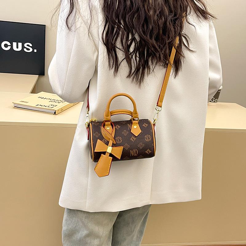 New style fashion letter presbyopia nano pillow bag portable shoulder oblique span women's bag