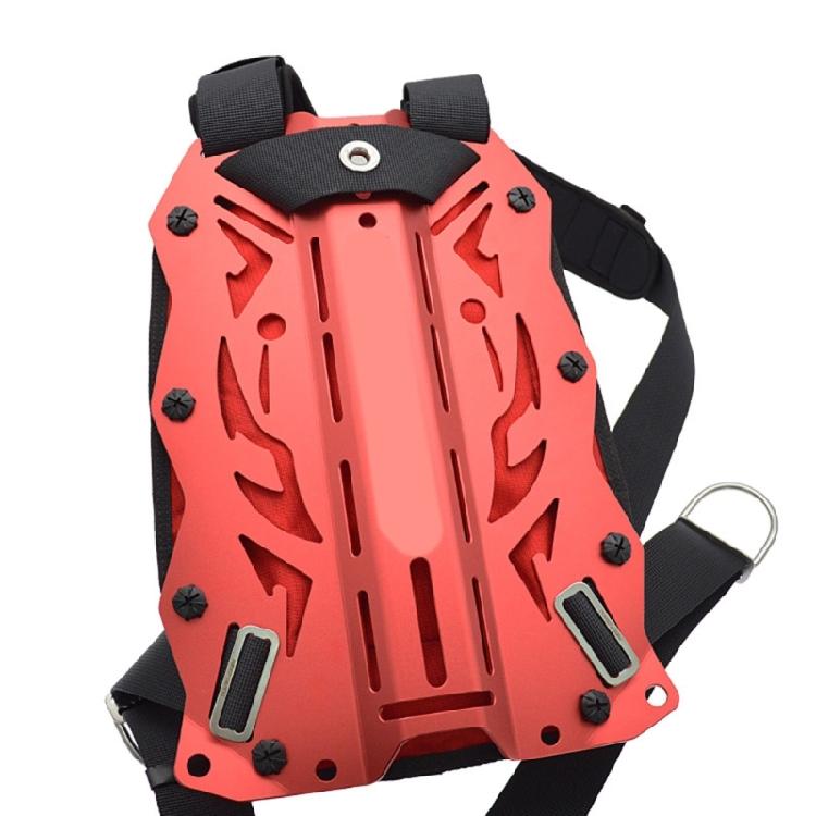 Heavy Duty Nylons Diving Harness Back Plate Pad for Scubas Diving with Elastics Pocket for Convenient Storage Small Item