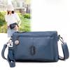 Large-capacity Single-shoulder Bag Versatile for Women Soft Leather Small Square Bag Lightweight Multi-layer Crossbody Bag