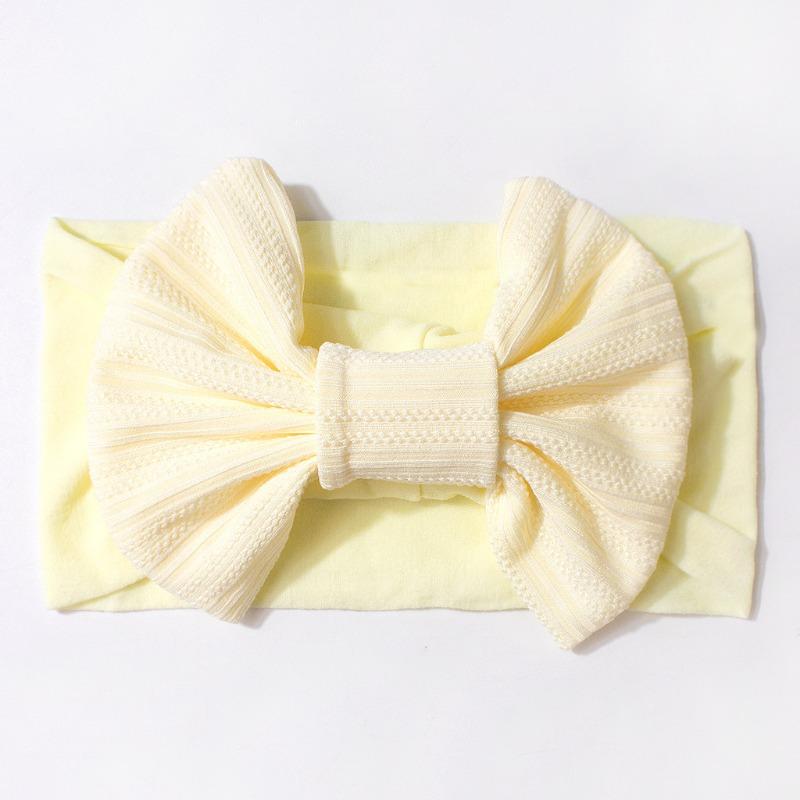 New Thin Baby Headband, Cute Solid Color Bow Children's Headscarf, Summer Baby Hair Accessories