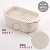 Fuji Enamel Square Tempura Pot, IH Compatible, Simple Set with Frying Net and Tray, C-20TPN.LG, Light Gray, 20cm, No Thermometer