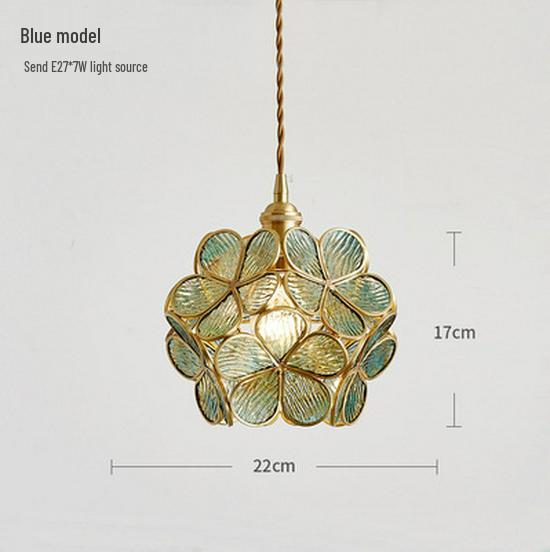 

Постмодернистская японская скандинавская люстра «Лепесток» - Роскошная медная лампа для спальни и гостиной No Light Source Included