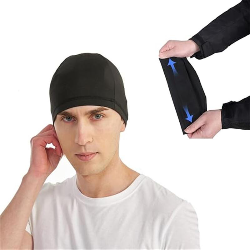 Summer Cooling Skull Caps Helmet Liner Anti-UV Anti-Sweat Wicking Cycling Running Motorcycle & Riding Under Hard Hat Liner