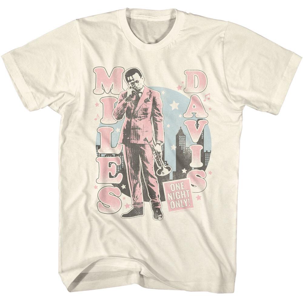 Miles Davis One Night Only City Skyline Men T Shirt Jazz Music Merch XL