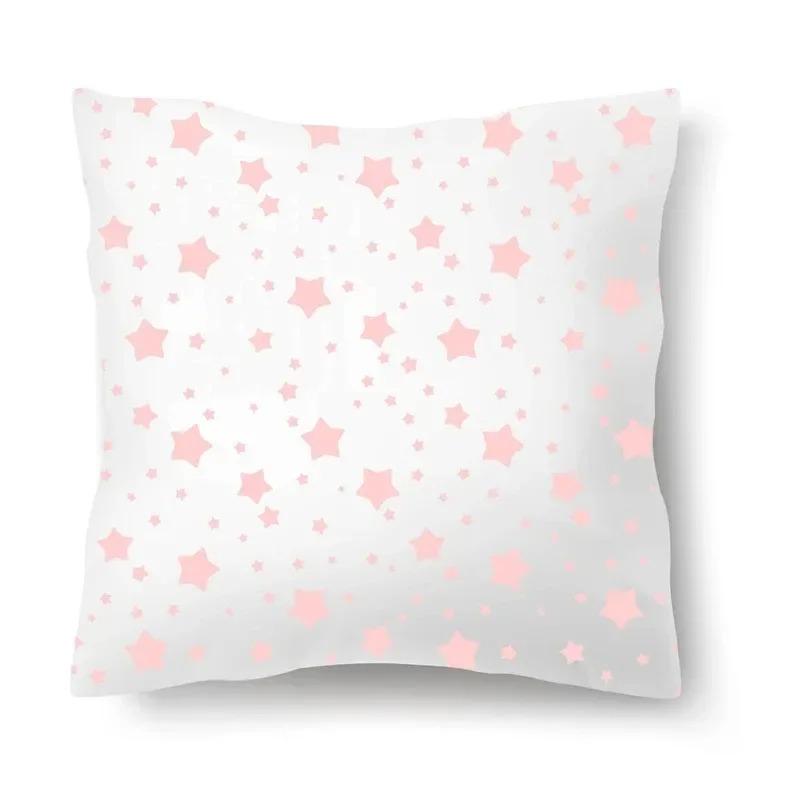 Simple Pattern Decorative Pillowcase Car Sofa Square Cushion Pillowcase