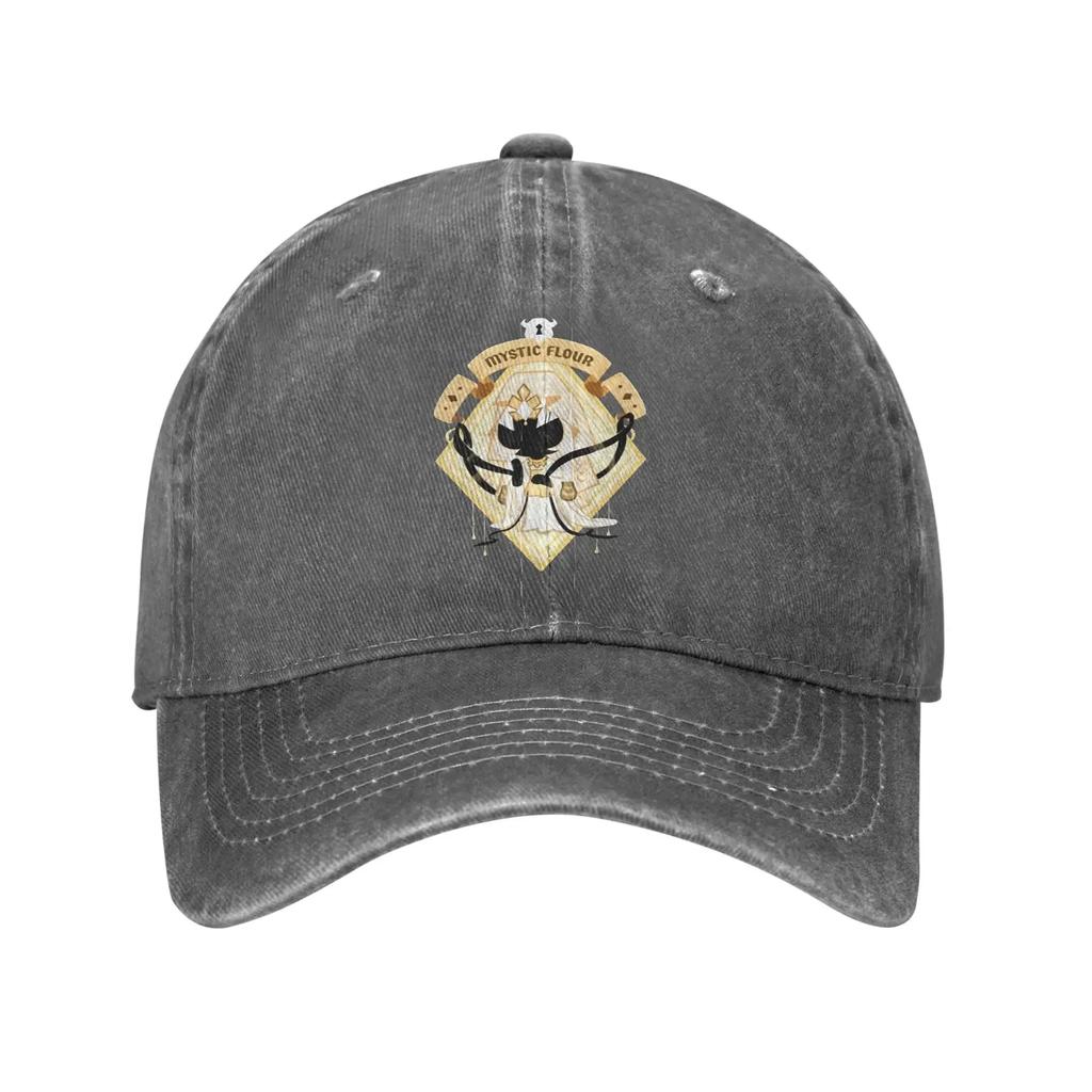 Cookie Run Kingdom Mystic Flour Cookie Baseball Cap Fashion Distressed Washed Runner Game Sun Cap Unisex Outdoor Adjustable Hats
