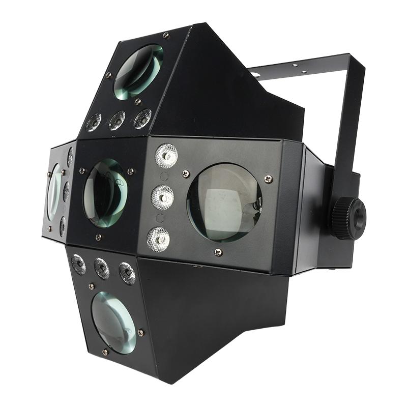 Light4Me Beamstorm LED RGB-W Lichteffekt Dynamische Beleuchtung für Party Fernbedienung