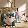 Cure M-Mermaid Pillow Case Sofa and Living Room Decorative Cushion Covers Dust-proof and Mite-proof Invisible Zipper