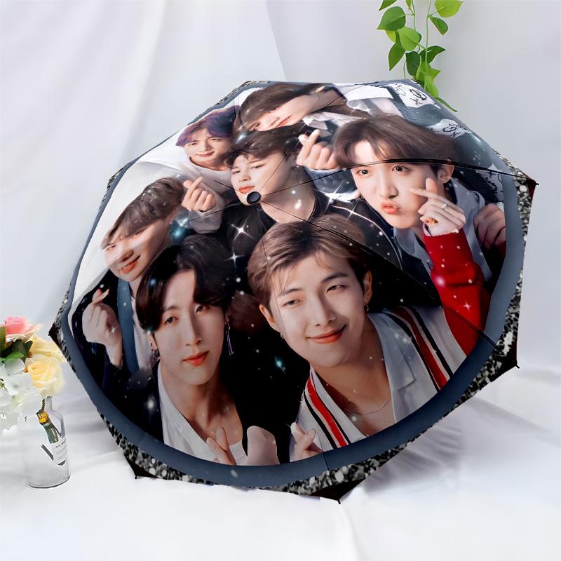 Group Portrait With Sparkling Background And Elegant Frame Outdoor Automatic Umbrella Compact 8Rib Lightweight Sturdy Construction Travel Essential