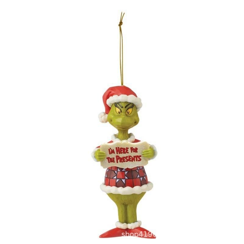 Green 2023 Unique Monster Cartoon Holiday Hanging Decorations For Joyful Christmas Decor