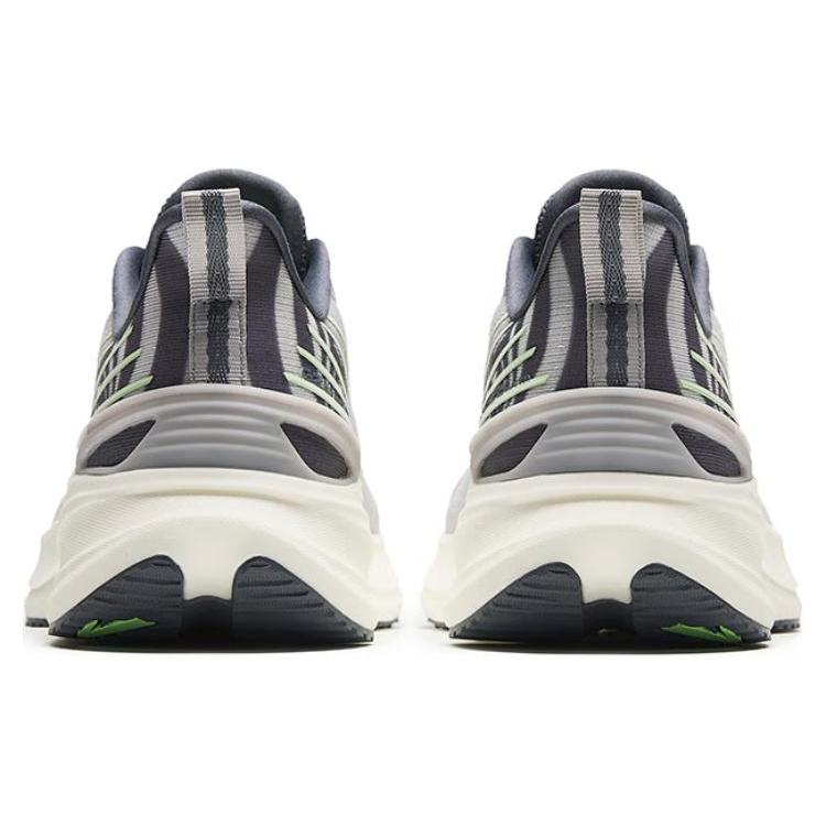 New Anta Cushioning Anti Slip And Wear Resistant Low Top Running Shoes Men's Black White Gray 112425585-7