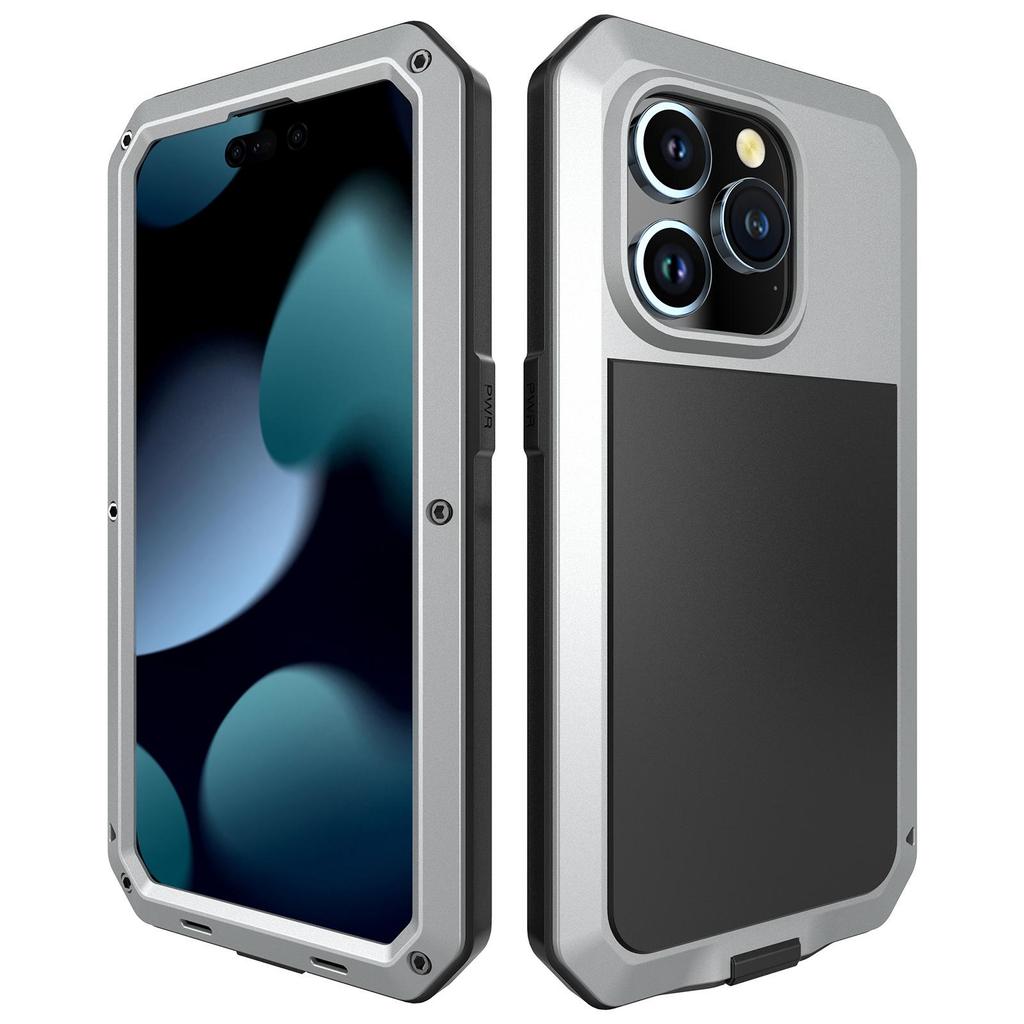 Apple 16 Three-Proof Metal Tank Phone Case for iPhone 15 Pro Max - Drop-Proof, Dust-Proof, Sealed Protection