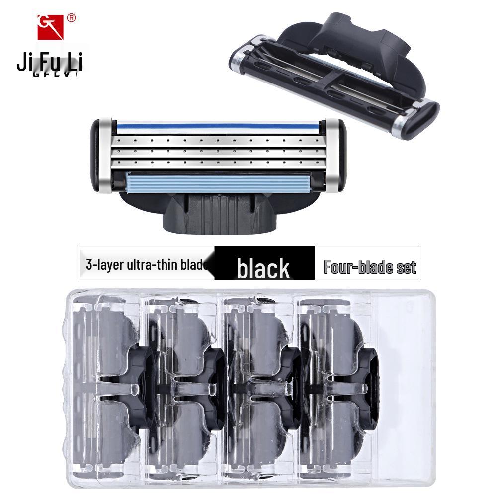 Gillette Triple Blade Men's Manual Razor with 4 Heads