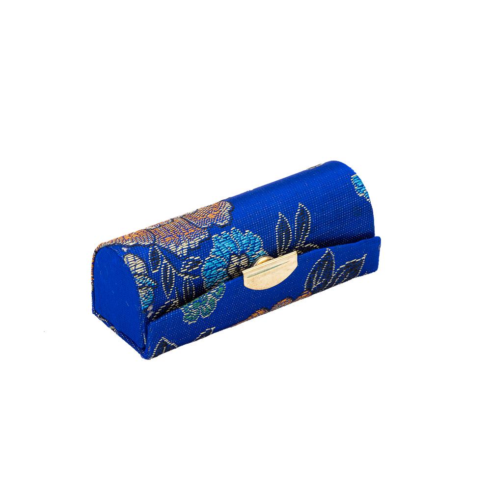 Embroidered Flower Retro Silk Satin Design Packaging Box Lipstick Case Lipstick Box Lipstick Holder