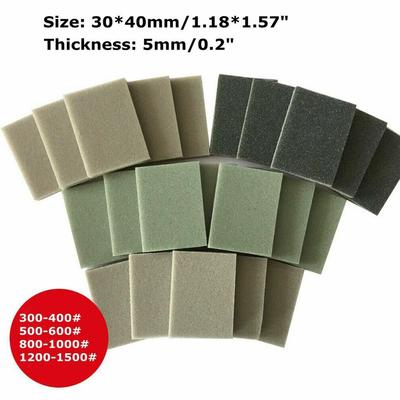 Sandpaper Sponge Pads 300-400# 500-600# 800-1000# 1200-1500# Practical