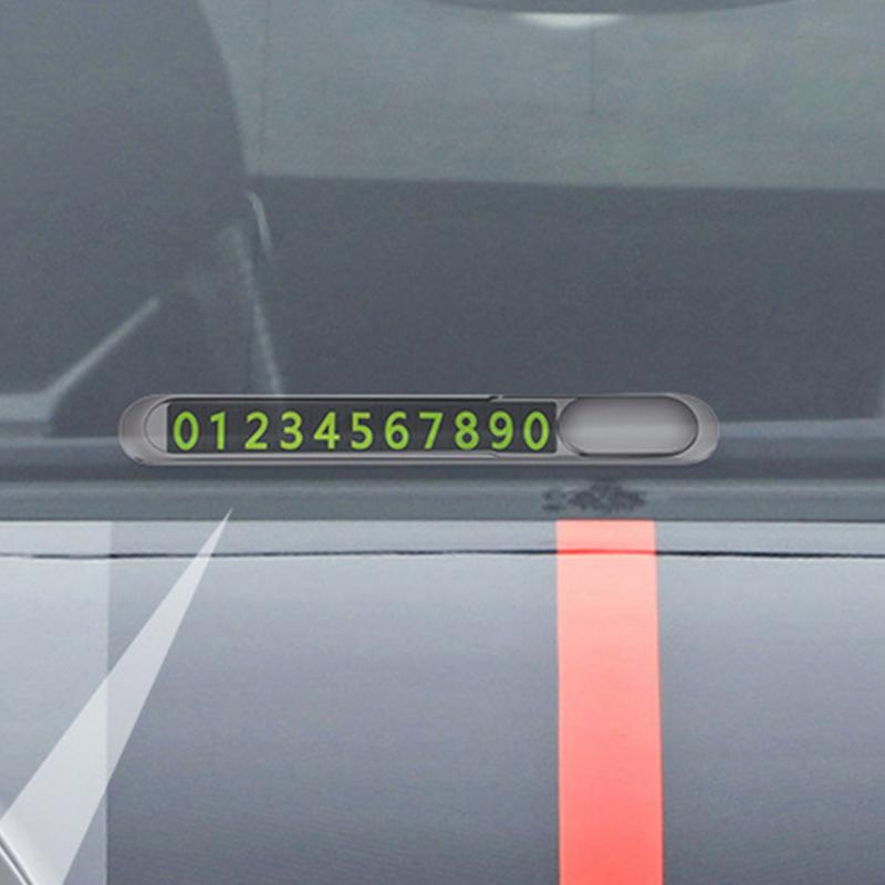 Temporäres Parkschild Metall Auto Parkschild Schieber Verdeckungsdesign Telefonnummer Karte Für belebte Stadtgebiete