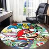 1 szt. Super Mario Bros. Okrągły dywanik biurowy, pod krzesła biurowe, do sypialni, salonu, wystroju domu  a1022284