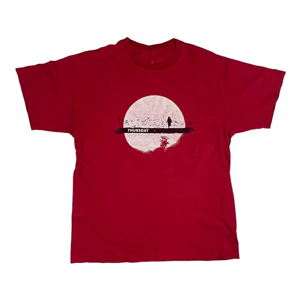 NEW Thursday Moon birds Band Album Red Gift Fan All Size Shirt AC2160