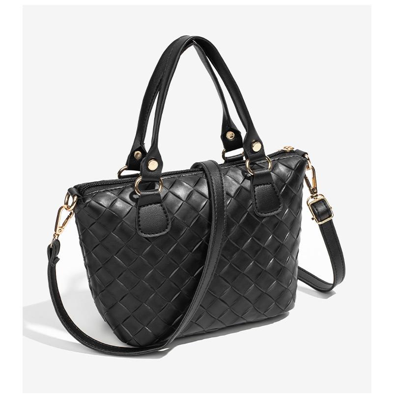 Women's bag new simple handbag plaid one shoulder fashion trend bag messenger bag one piece