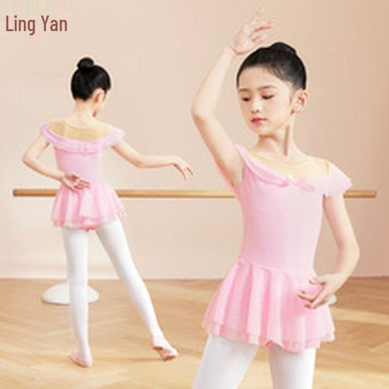 Toddler Girls' Long Sleeve Fleece Dance Leotard for Winter Practice and Exams