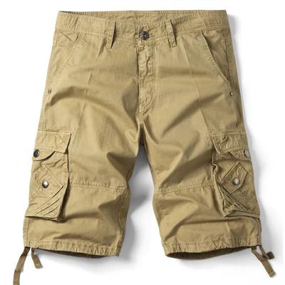 Sommer Herren Urban Tactical Military Cargo Shorts Lockere lässige Multi-Pocket-Shorts aus Baumwolle für den Außenbereich zum Wandern und Kampfsport
