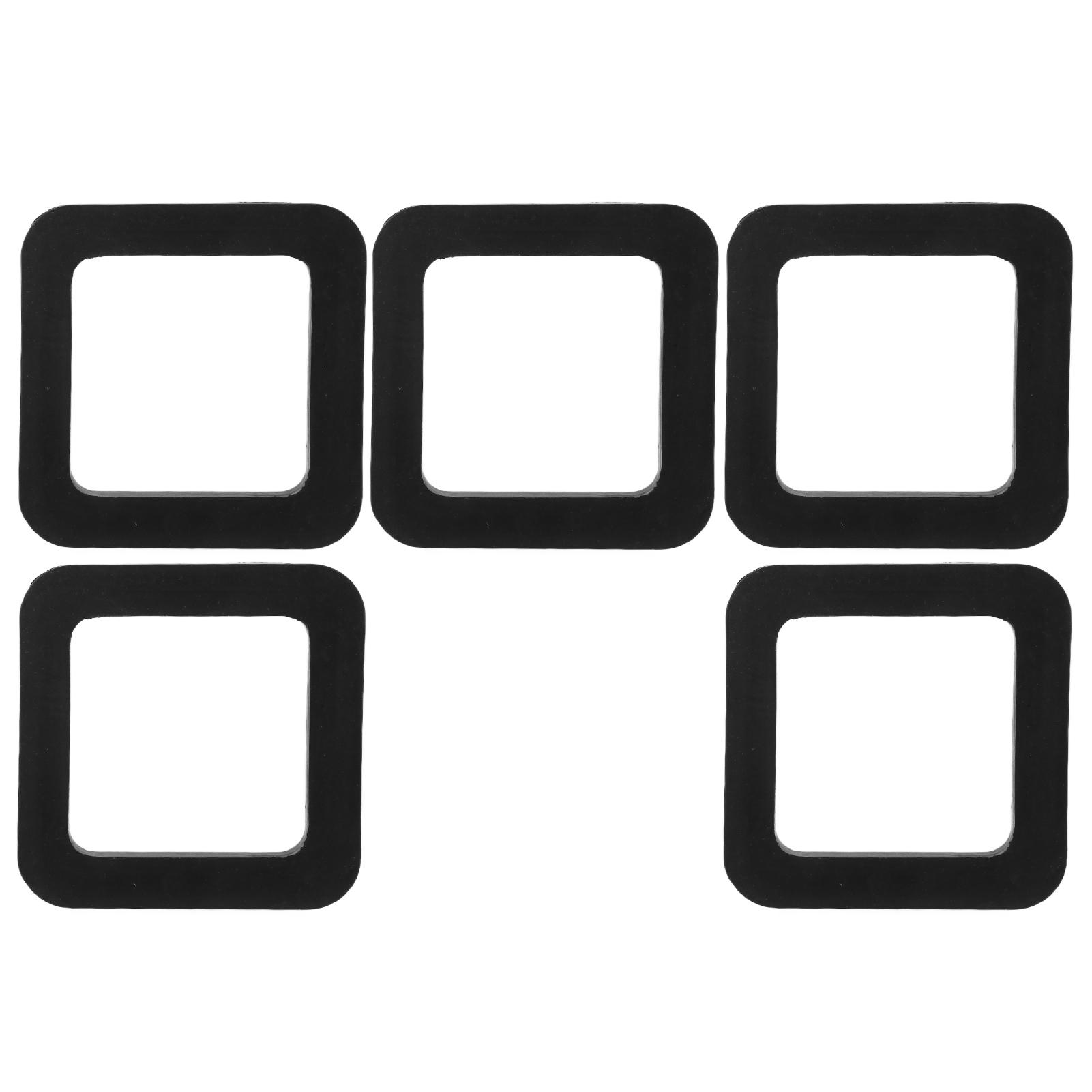 

5 шт. Подушка-глушитель приемника сцепного устройства 5,08 см 2,0 дюйма Универсальная подушка для устранения шума Предусмотрено