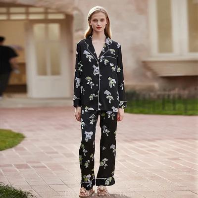 New Sewing Spring and Summer Slim Long-sleeved Trousers Home Clothes Women Can Wear Pajamas