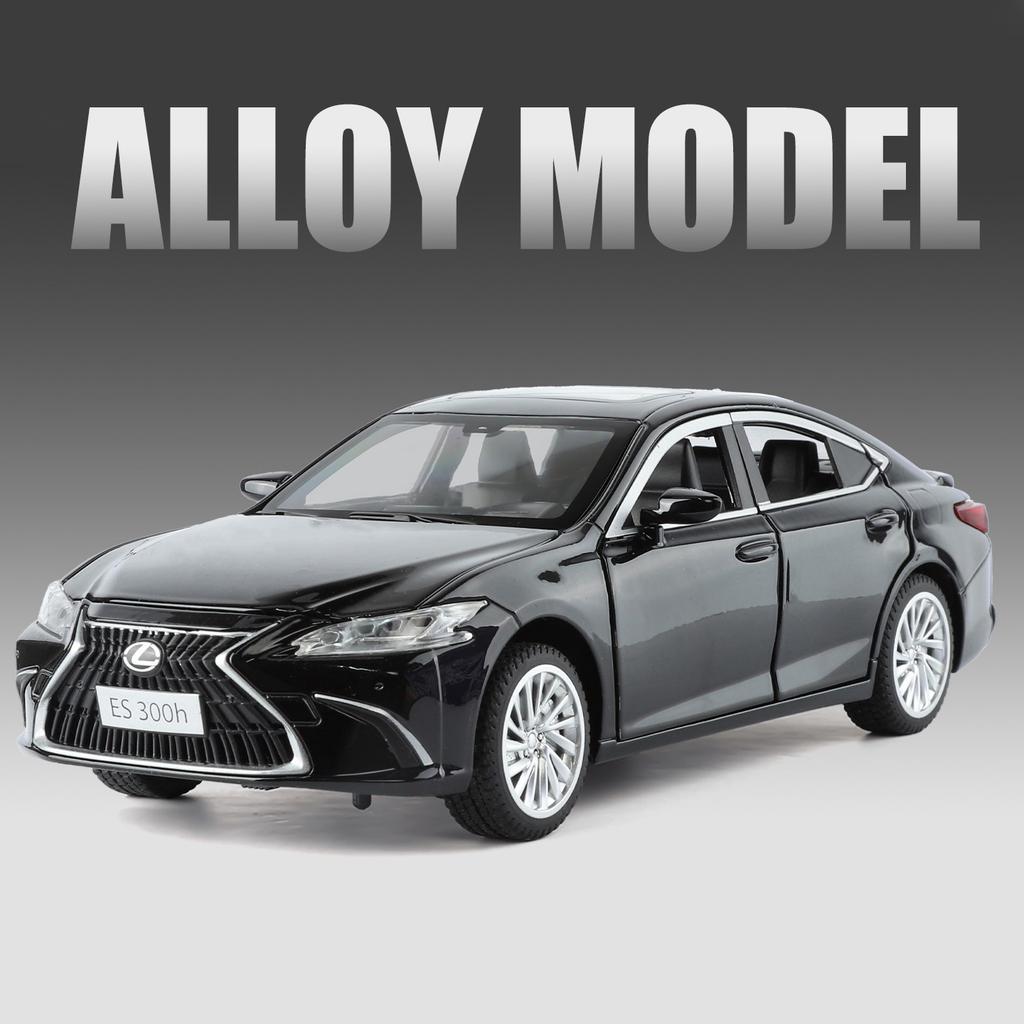 1/24 Lexus ES300h Alloy Car Model Diecasts Metal Luxy Vehicles Car Model High Simulation Sound and Light Collection Childrens Toy Gift