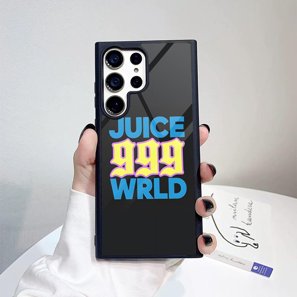Rapper 999 J-Juice W-WRLD Phone Case For Samsung Galaxy S26 S25 S24 S23 S22 S21 S20 FE Edge Pro Plus Ultra PC+TPU Cover