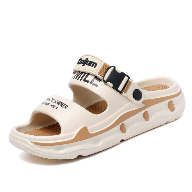 Slippers men's 2025 summer new men's youth trend outer wear non-slip driving soft bottom dual-purpose beach cool slippers