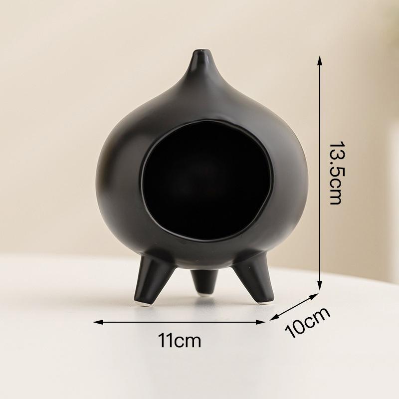 Moderner Keramik-Räuchergefäß für Palo Santo, Weißen Salbei, Kegelräucherwerk, Heimdekor-Ornament