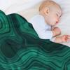 Malachite Texture 01 Throw Blanket Multi-Purpose Soft Big Luxury Throw Christmas Gifts Blankets