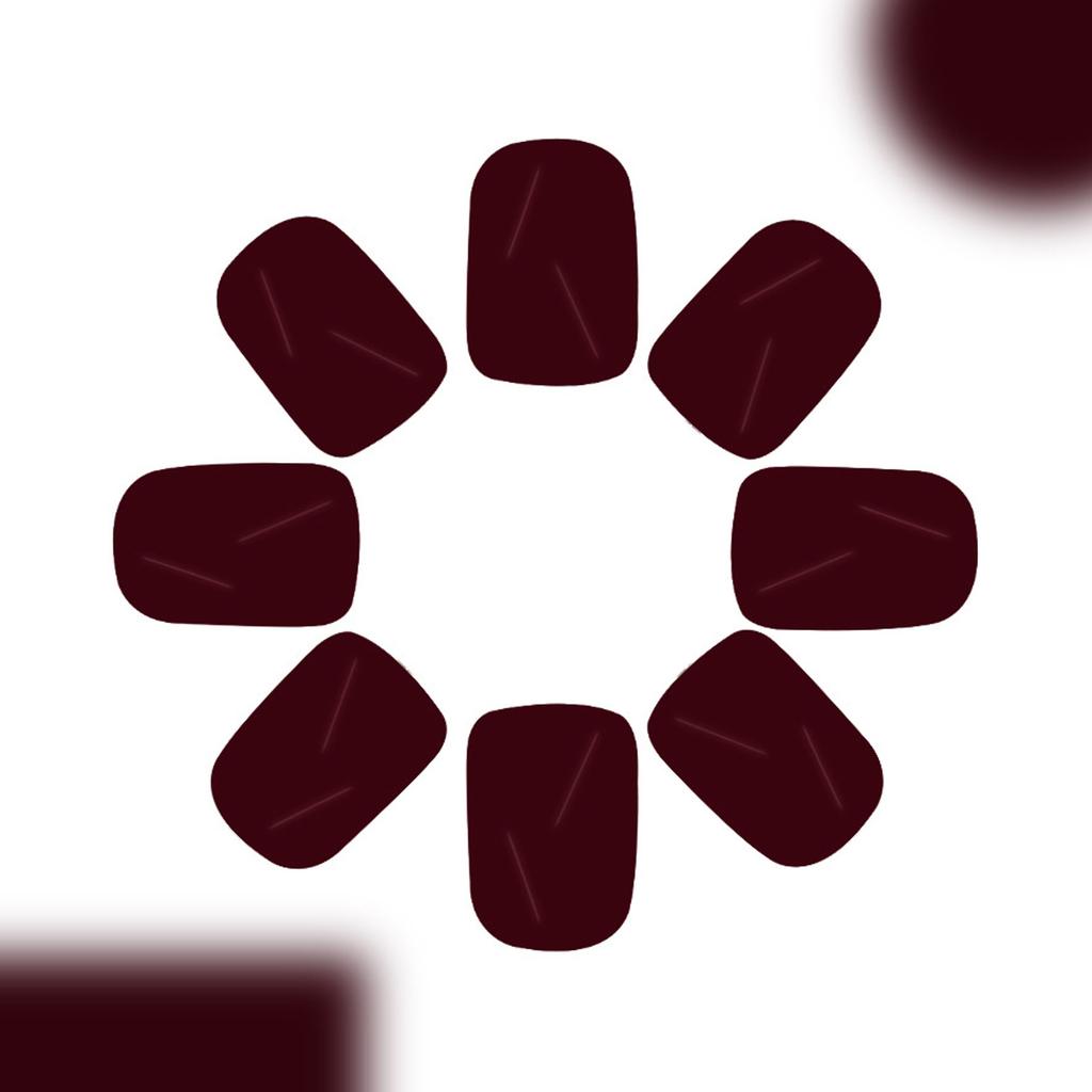 Weinrot Aufkleben Nagel Quadratischer Falschnagel Glänzend Aufkleben Nagel Vollständige Abdeckung Falsche Nägel Acryl Aufkleben Nägel für Damen