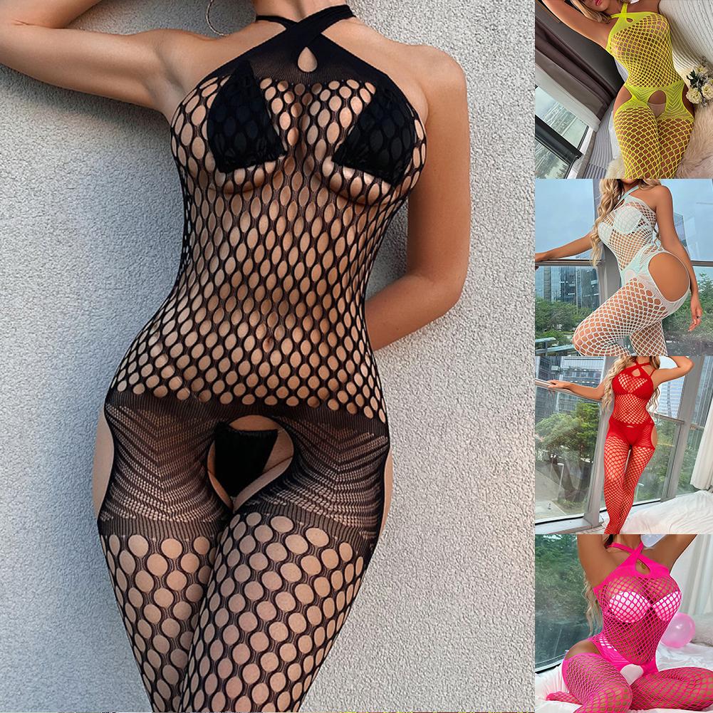 All Seasons Erotic Sleepwear Sexy Lingerie Women Bodysuit Moderate Elasticity