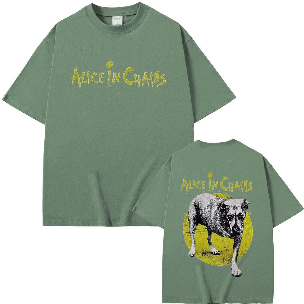 

Hot Sale Rock Band Alice in Chains Graphic Tshirt Men Women Classic Retro Gothic Punk T Shirts Male Fashion Oversized Tshirts 4XL