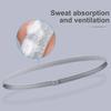 3pcs Elastic Absorbent Sweat Bands Solid Thicken Non-Slip Sports Outdoor Headbands Hair Accessories Running Exercise