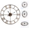 Distinctive Antique Rust Wall Clock With Silent Movement 40cm Diameter Metal Clocks