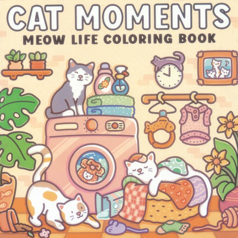 Cross-Border Adult & Teen Coloring Book: Cute Animal Characters for Easy Coloring