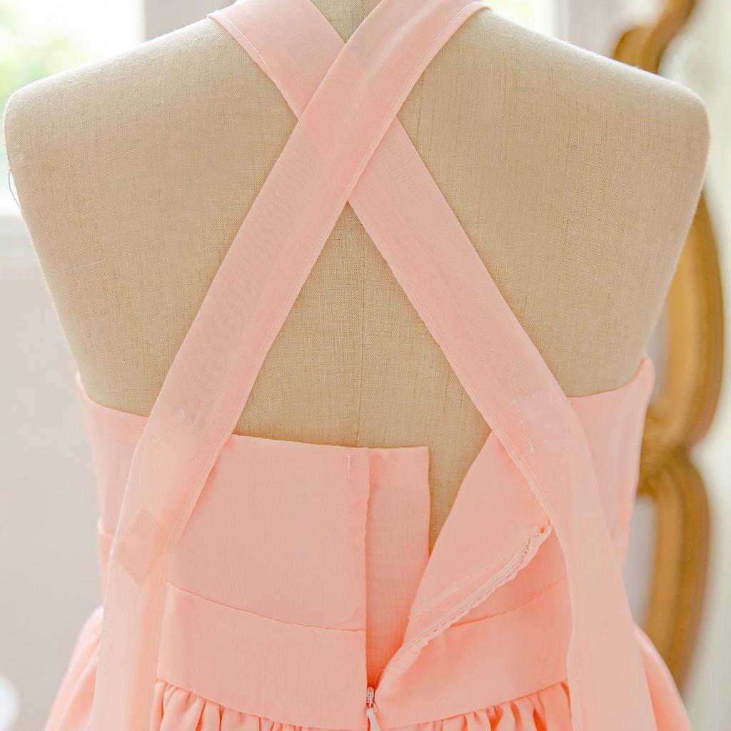 2025 Modna Sukienka Księżniczki dla Druhenki - Formalna Suknia Pokazowa i na Występ Pianinowy