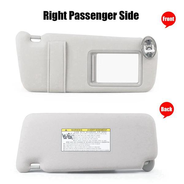 74310-06770-B0: Fits Right Sun Visor of 07-11 Toyota Camry