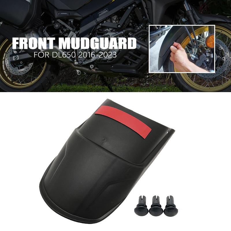 Fit For SUZUKI V-Strom650 Front Mudguard DL650 V-Strom 650 DL 650 VStrom 650 2016-2023 Motorcycle Fender Extender Extension