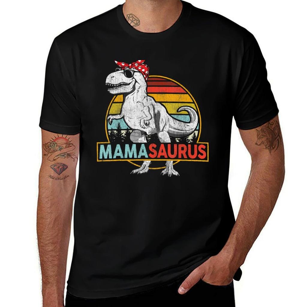 Mothers Day Mom Mamasaurus Dinosaur Mama T Rex Saurus Tshirt T Shirts For Unisex Graphic Funny Tshirt