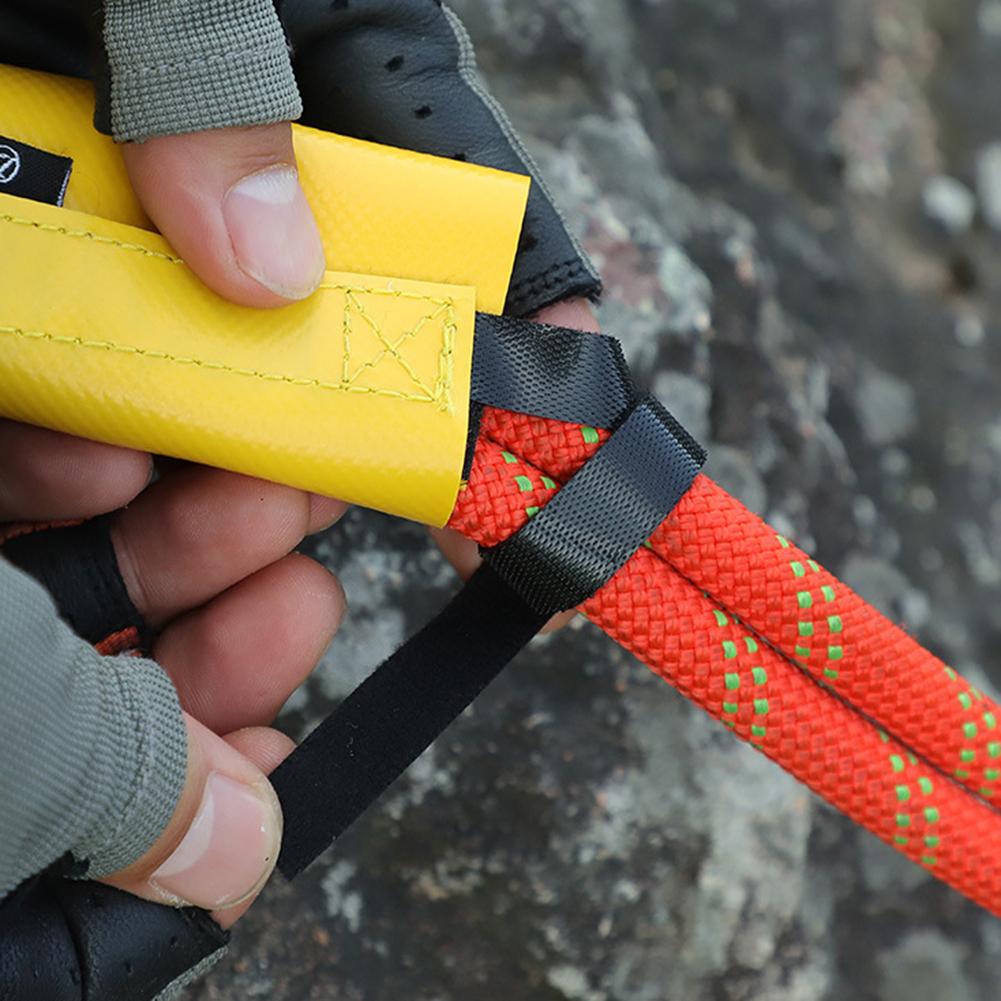 35/50cm Kletterschutzseil Leichtgewichtiger PVC Baumkletterseilschutz Abriebfester Seilschutz für Outdoor-Klettern Fels