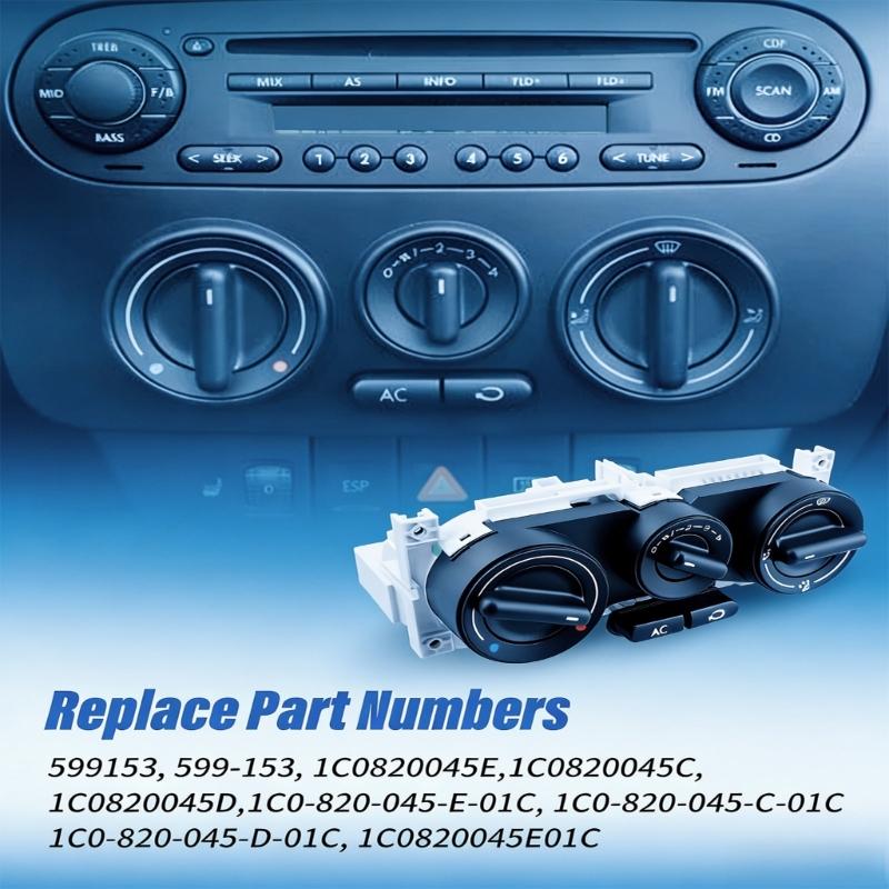 Heating Ventilation Adjustment Part For 1998 2010 Well Known Small Car Featuring Accurate Temperature Selection And Easy Installation
