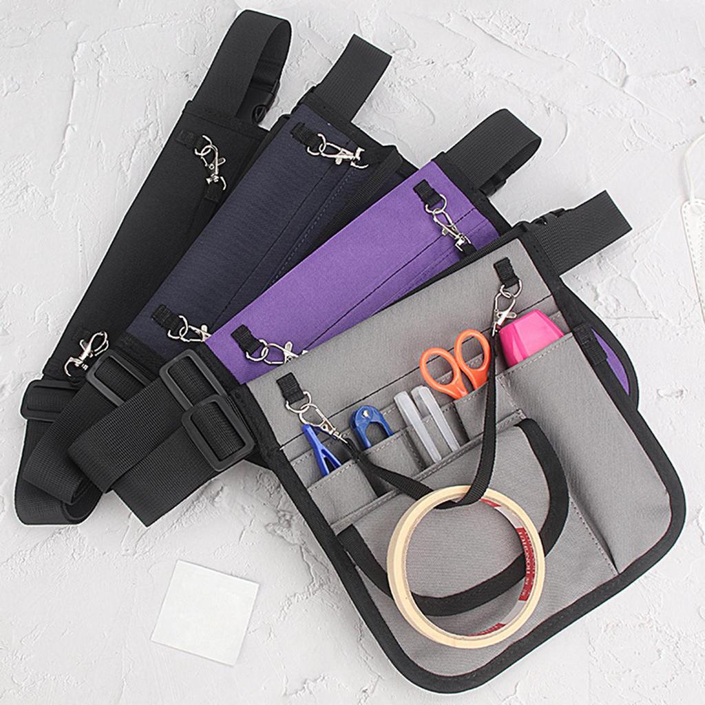 Durable Nurse Fanny Pack Utility Hip Bag Multiple Pocket Nursing Bags Tape Holder Belt Pouch Organizer Nurse Women