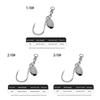 Spoon Spinner High Speed Metal Hooks Single Bearing Swivel Assist Hook Jigging Hooks 2X Strong 1/0 2/0 3/0 Circle Hooks