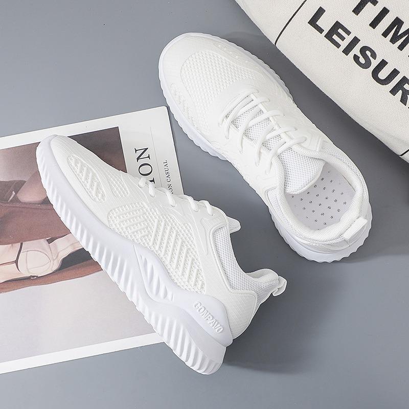

Women s Sports Shoes Running Shoes Versatile Casual Single Shoes 35 белый