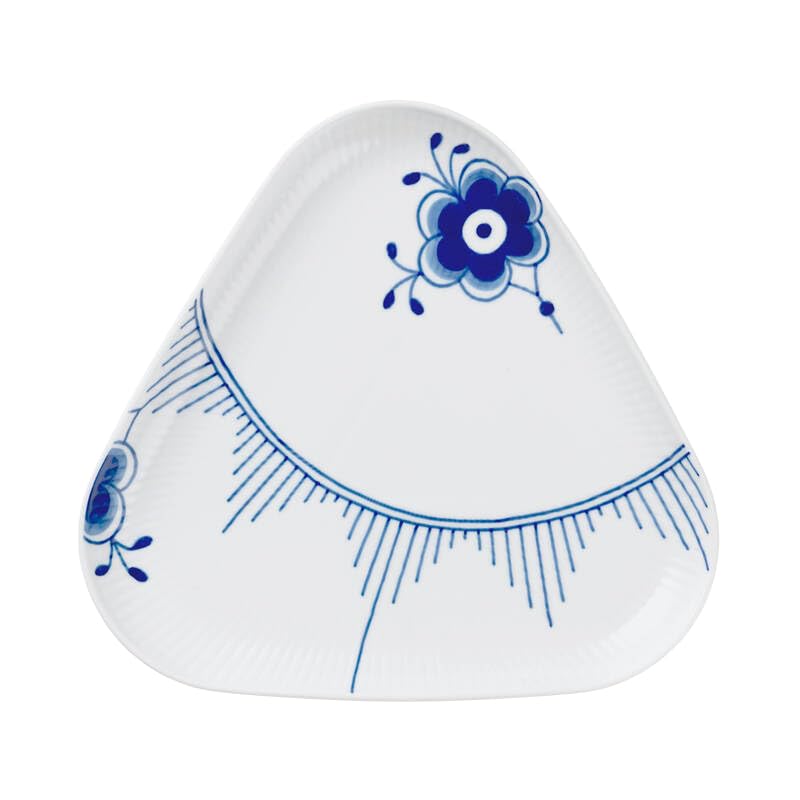 [Officially Imported] Royal Copenhagen Blue Fluted Mega Dish, Triangle, Approx. 24 x 23 x 3cm (H), Product Number 1078753