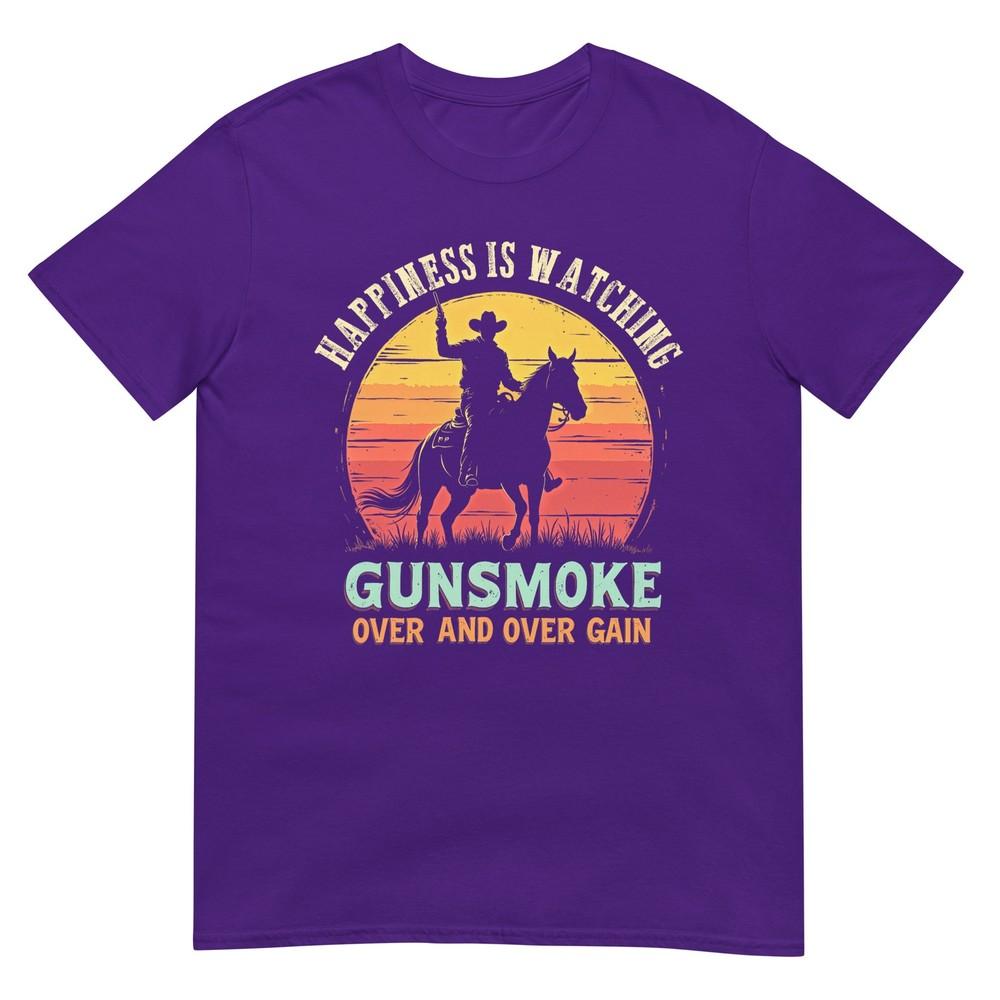 Cowboy Gunsmoke Over And Over Again Tshirt